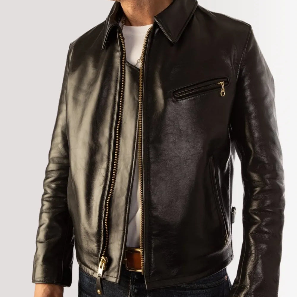 The Maverick Vintage 1980s Leather Jacket
