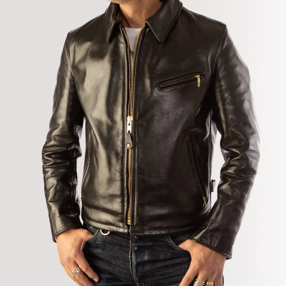 The Maverick Vintage 1980s Leather Jacket