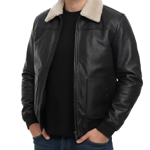 Men’s Top Gun Maverick Bomber Jacket – Brown Leather Classic