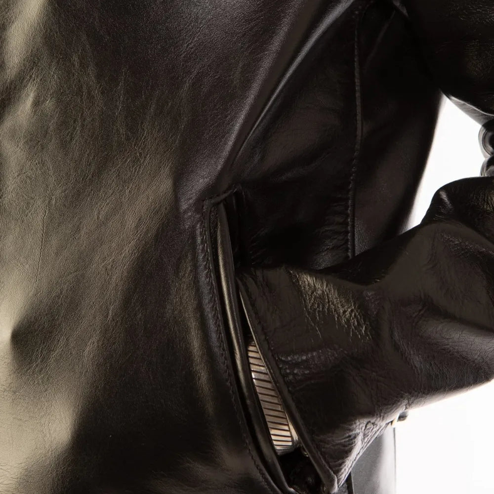 The Maverick Vintage 1980s Leather Jacket