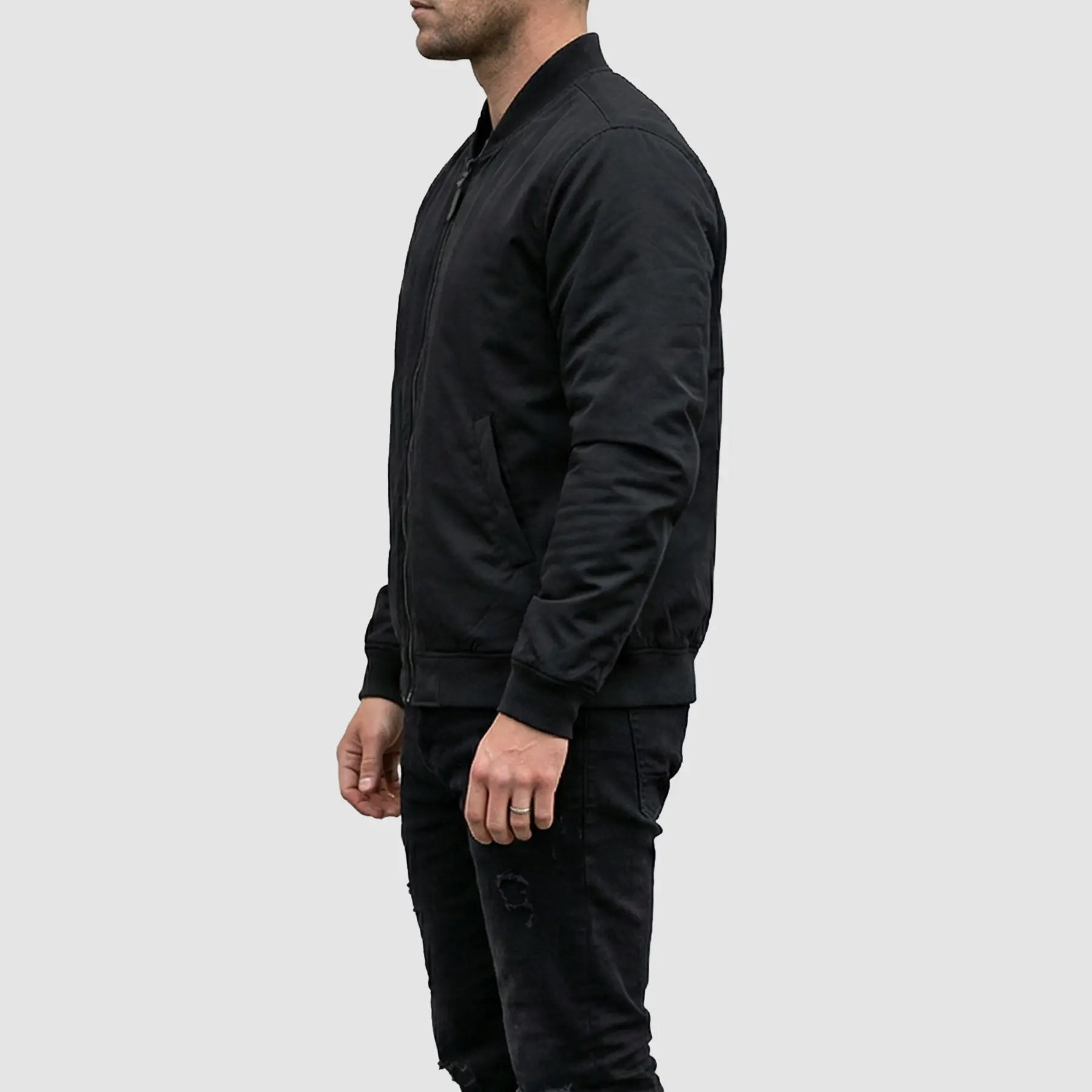 Classic Union Bomber Jacket Black