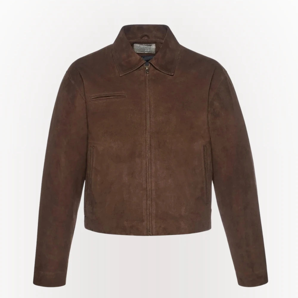 Everyday Brown Suede Leather Jacket
