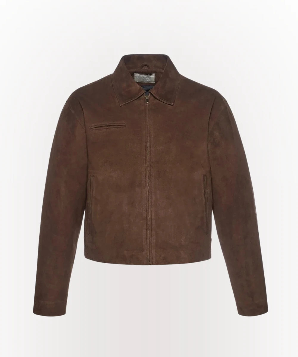 Everyday Brown Suede Leather Jacket
