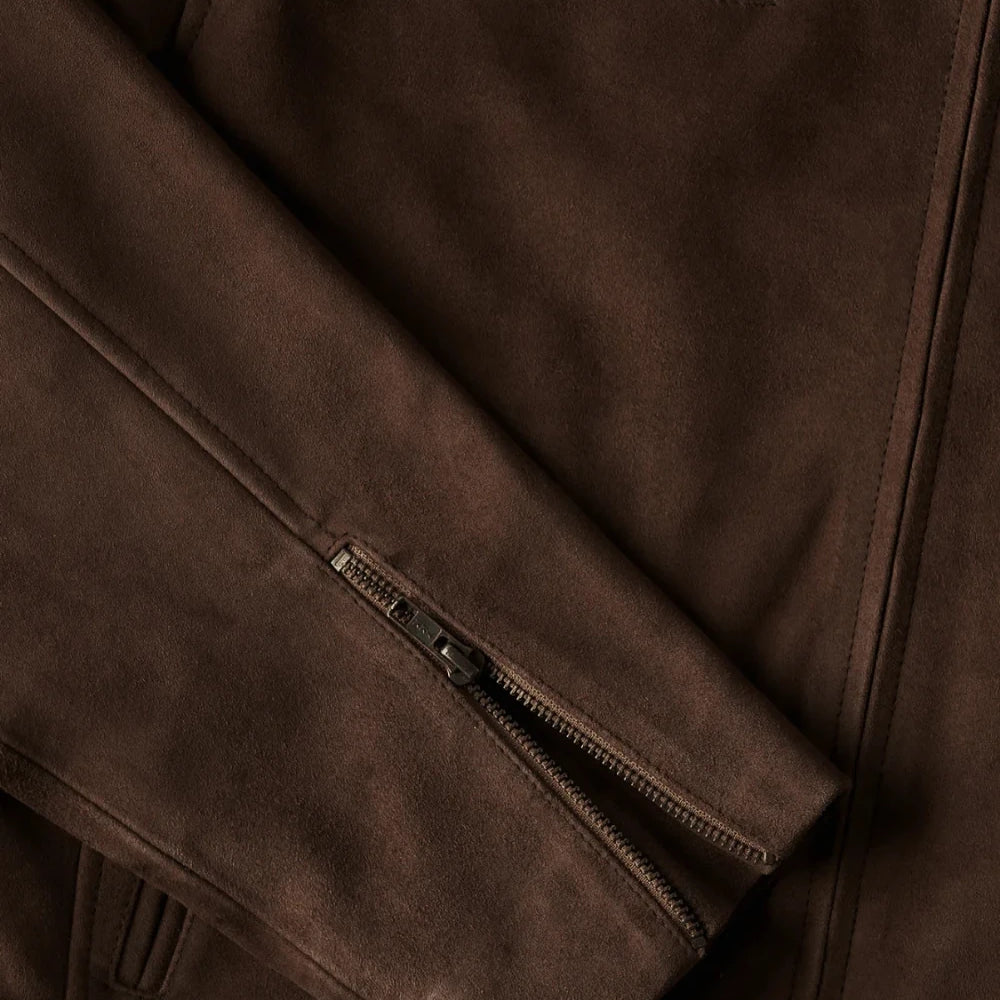 Everyday Brown Suede Leather Jacket