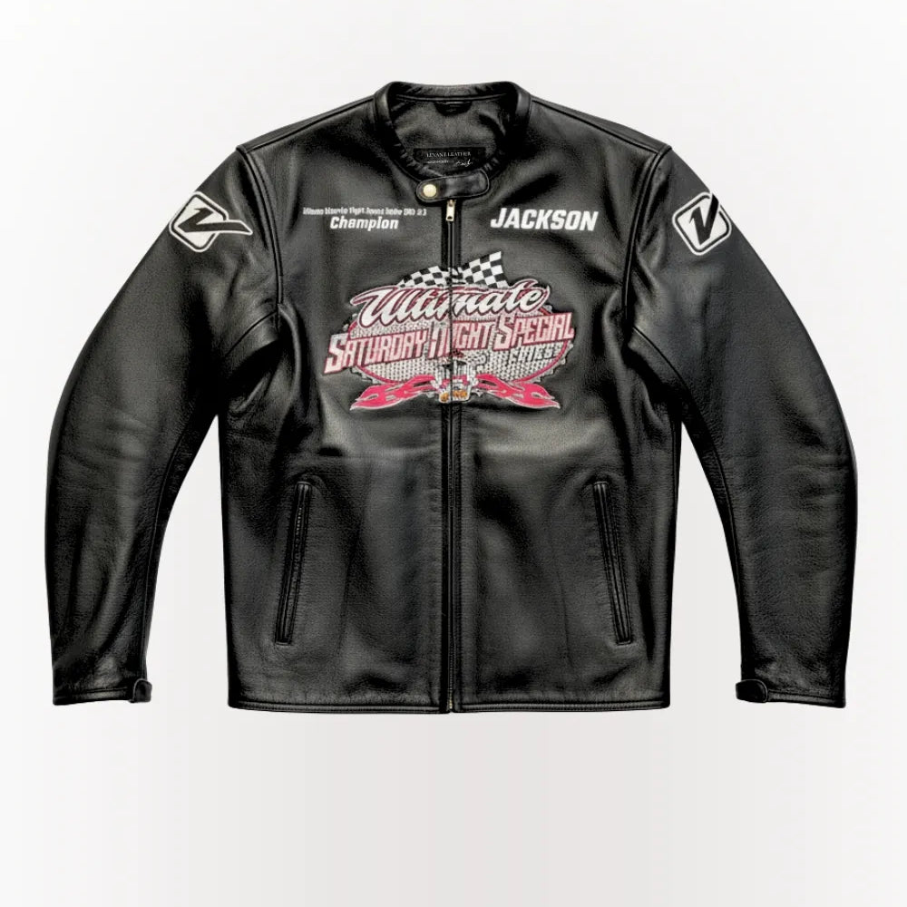 Champion Go Kart Racing Leather Jacket