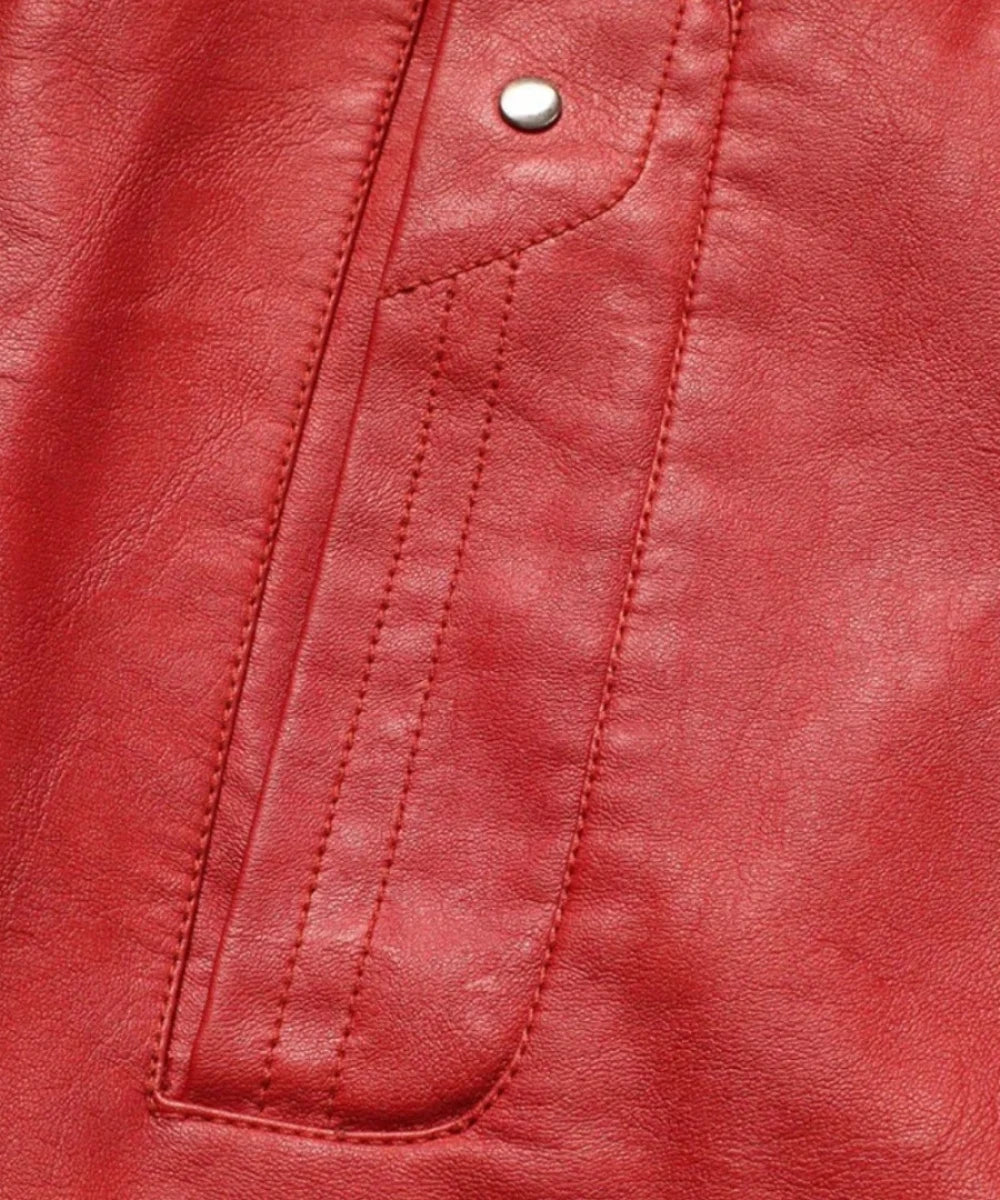 MatPat Red Leather Jacket - Official Signature Style