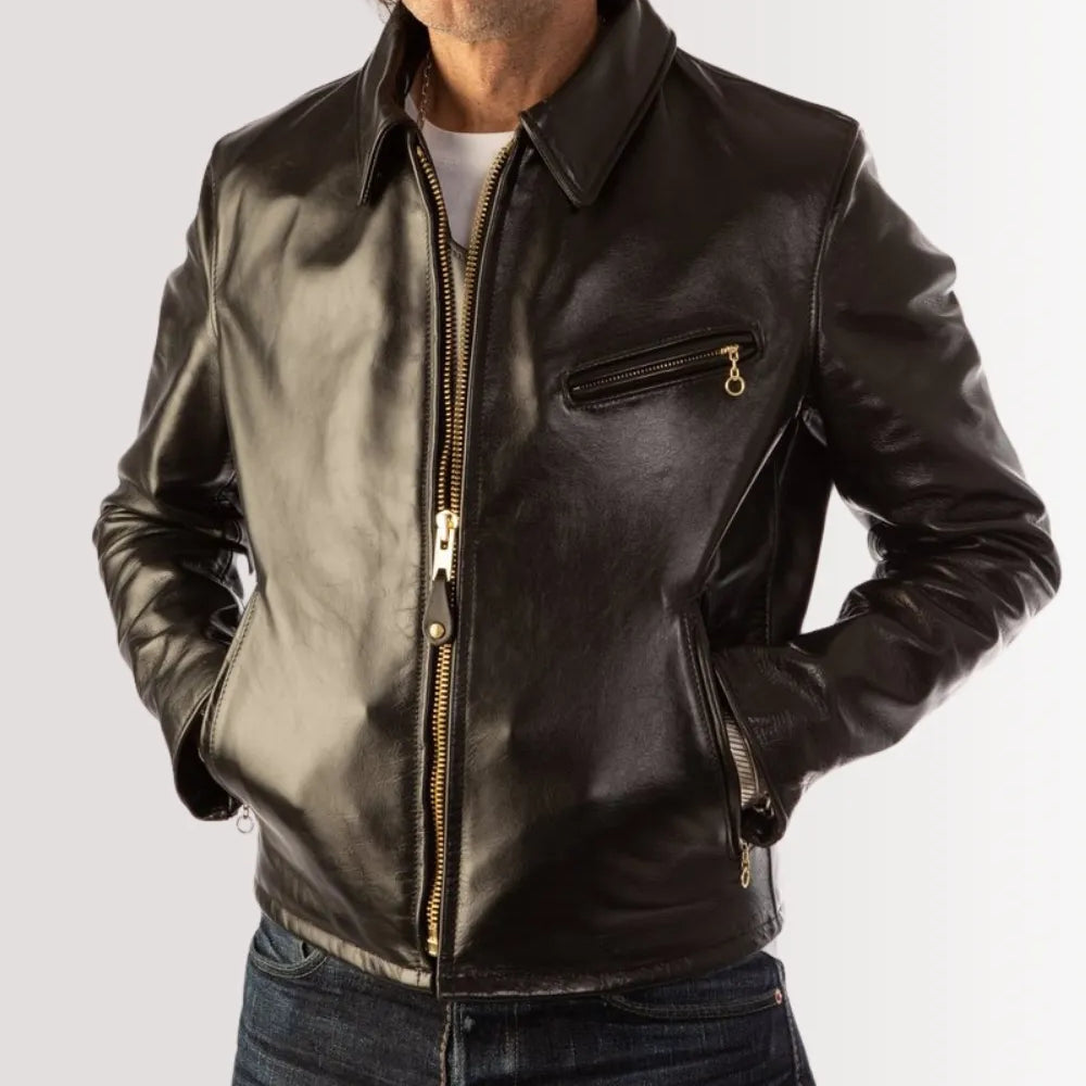 The Maverick Vintage 1980s Leather Jacket