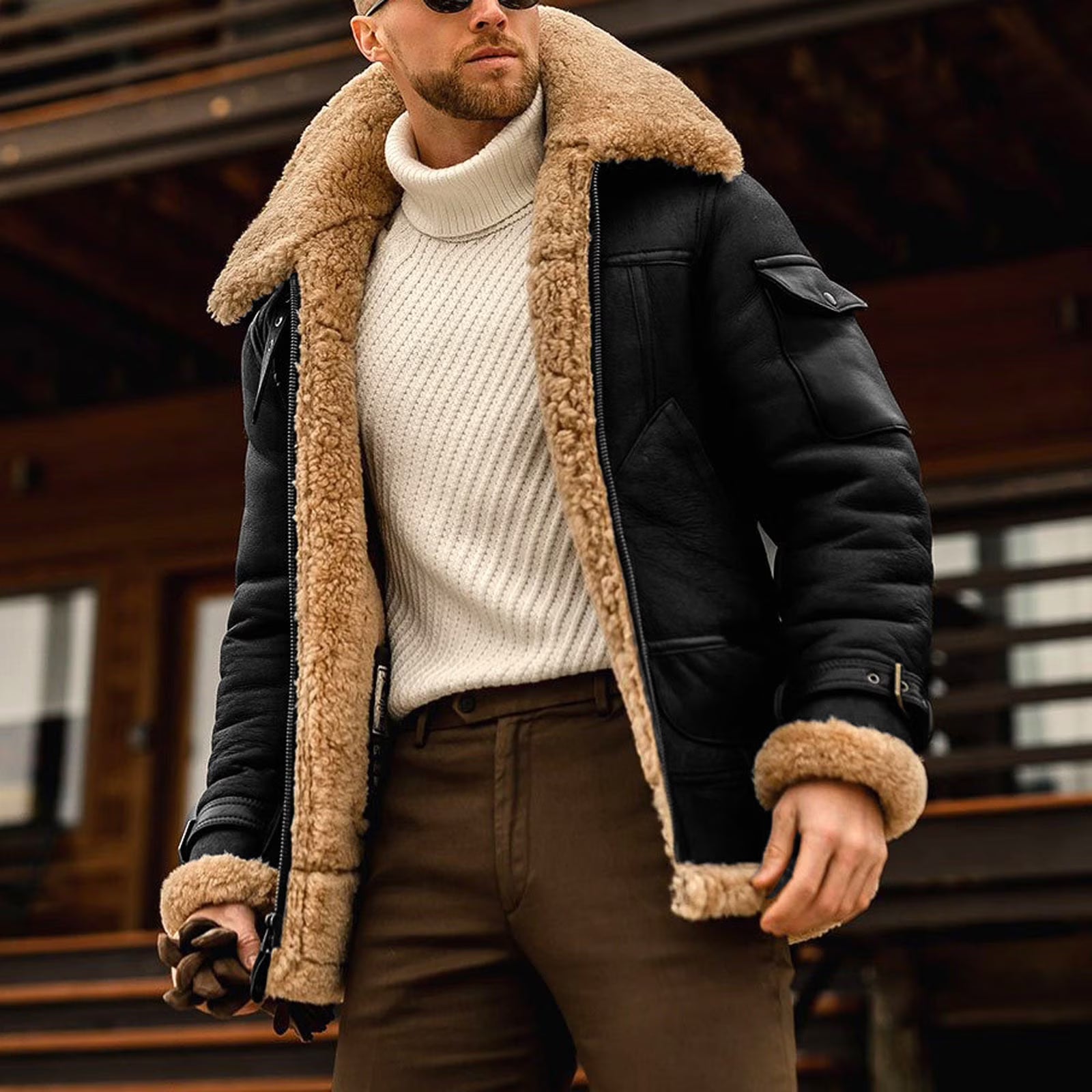 Men's Shearling Jackets