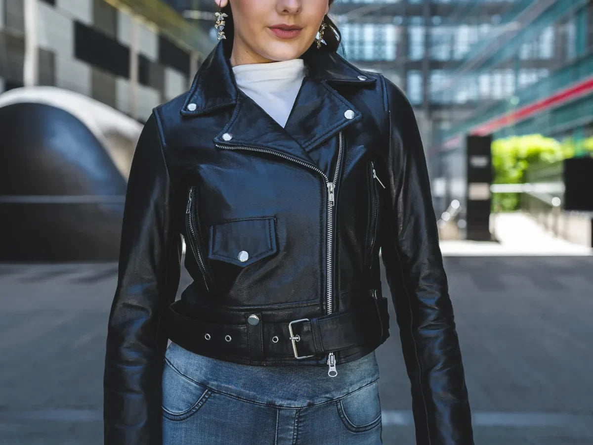 Women's Cropped Leather Jackets