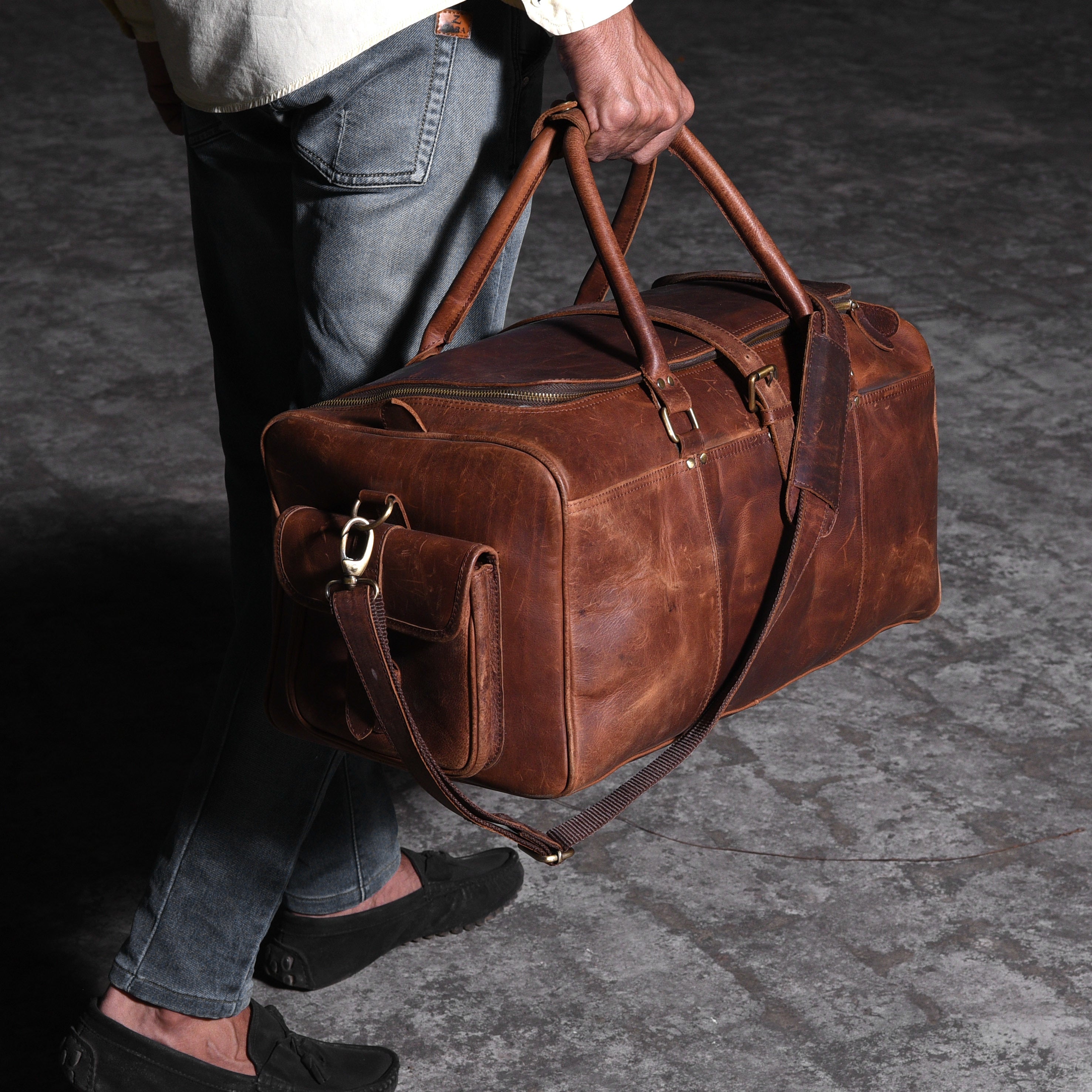 Leather Duffle Bags