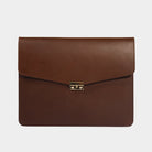15" Lock Leather Portfolio Case