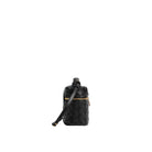 Intrecciato Bang Bang Leather Vanity Bag - Black