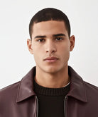 The Harrington Heritage – Burgundy Leather Jacket