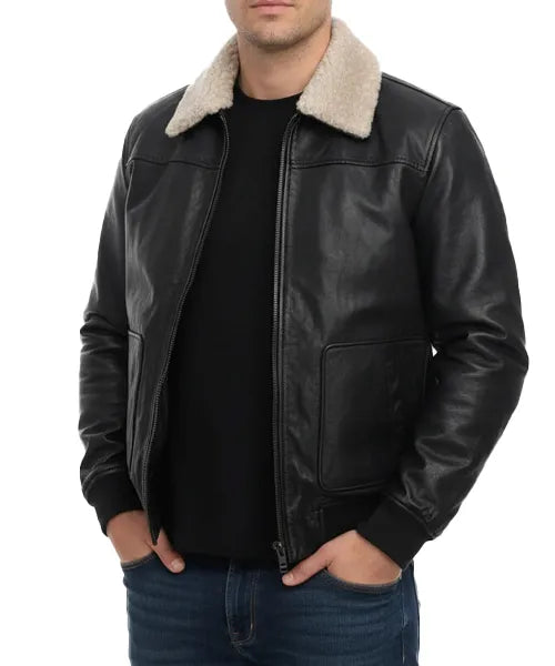 Men’s Top Gun Maverick Bomber Jacket – Brown Leather Classic