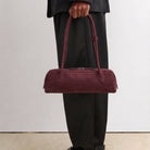 Le Rouge Éclat Medium Bag in Suede Calfskin