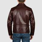 1930s Half Belt Leather Jacket