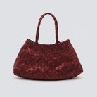 Santa Croce Big Red Woven Leather Bag