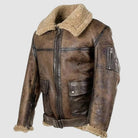 Terminator 2 Arnold Schwarzenegger Brown Leather Jacket