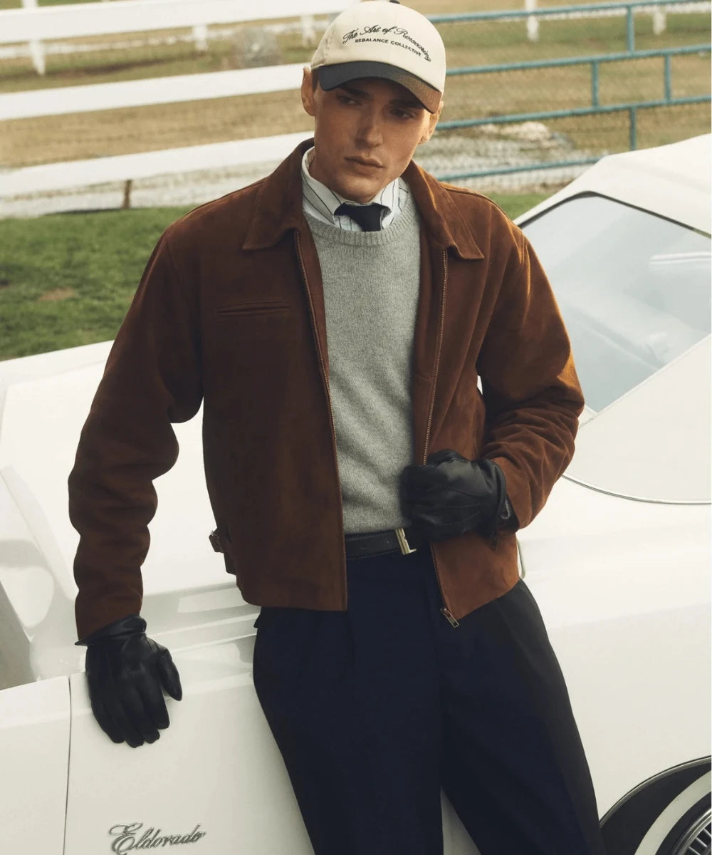 Everyday Brown Suede Leather Jacket