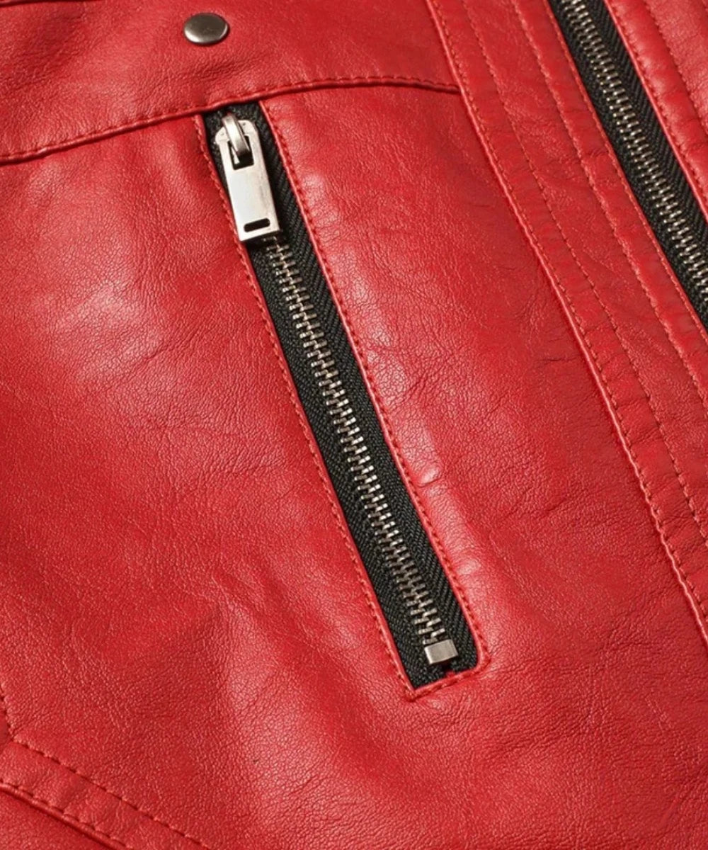 MatPat Red Leather Jacket - Official Signature Style