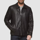 Tony Soprano Black Leather Jacket