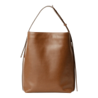 Signature Caramel Bucket Tote Bag (Medium Brown)