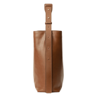 Signature Caramel Bucket Tote Bag (Medium Brown)